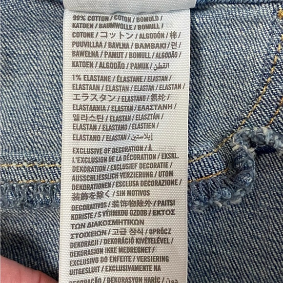 ABERCROMBIE & FITCH / Medium Washed Mid Rise Skinny Jeans Size 10R / 30W 29L - Picture 4 of 8